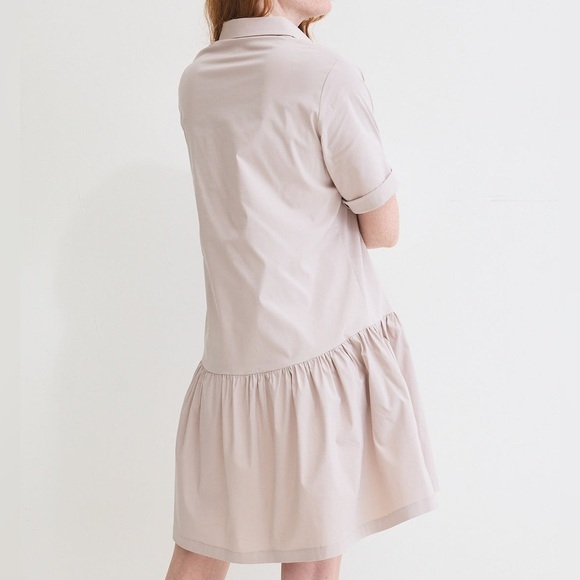 RUTI - THE WORK SHIRT POPLIN DRESS Size S/M Color Sanpiper - Picture 6 of 7